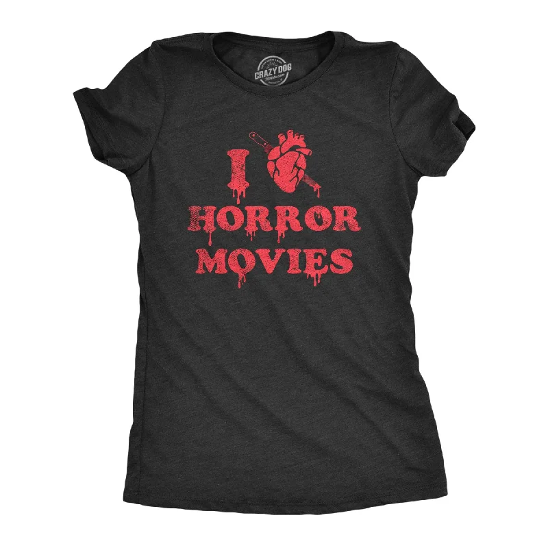 trendy puff sleeve blouse for women -I Heart Horror Movies Women's T Shirt