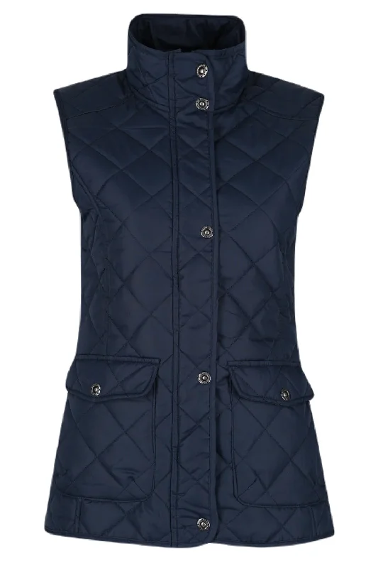 ladies' quilted coat -Regatta Womens Tarah Diamond Quilt Bodywarmer