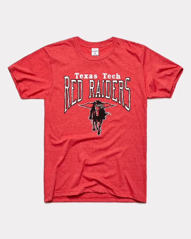 cute graphic tee for ladies -Texas Tech Red Raiders Vintage Red T-Shirt