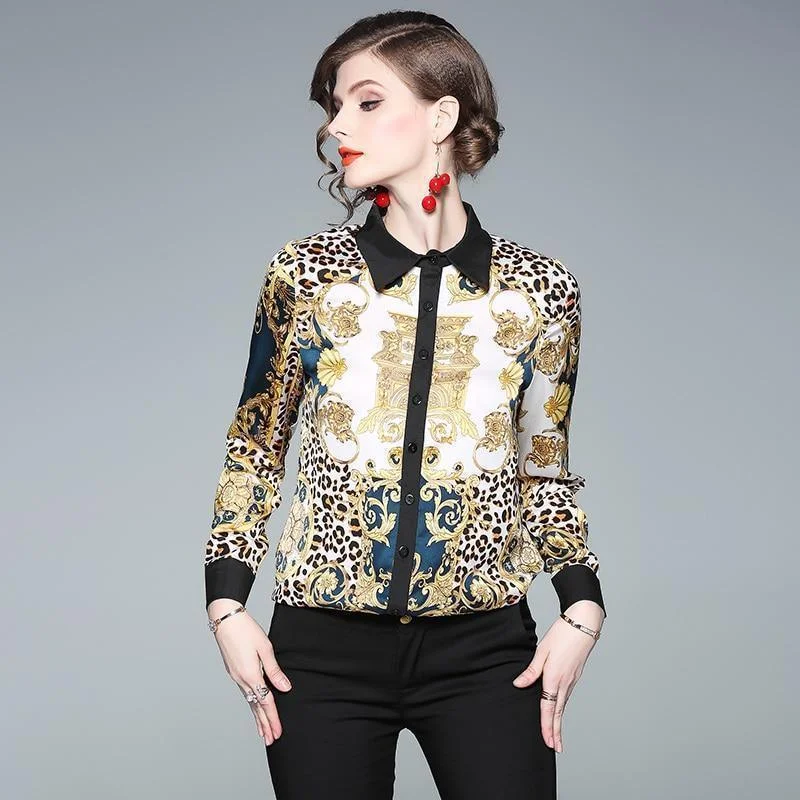 comfortable bamboo fabric top for women -Vintage Dreams Silk Shirt