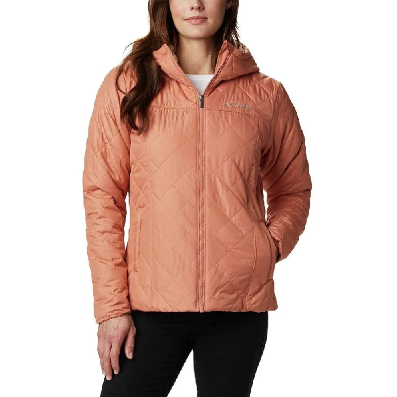 oversized women's coat -Columbia Women's Copper Crest Hooded Fleece-Lined Jacket Copper Size Small