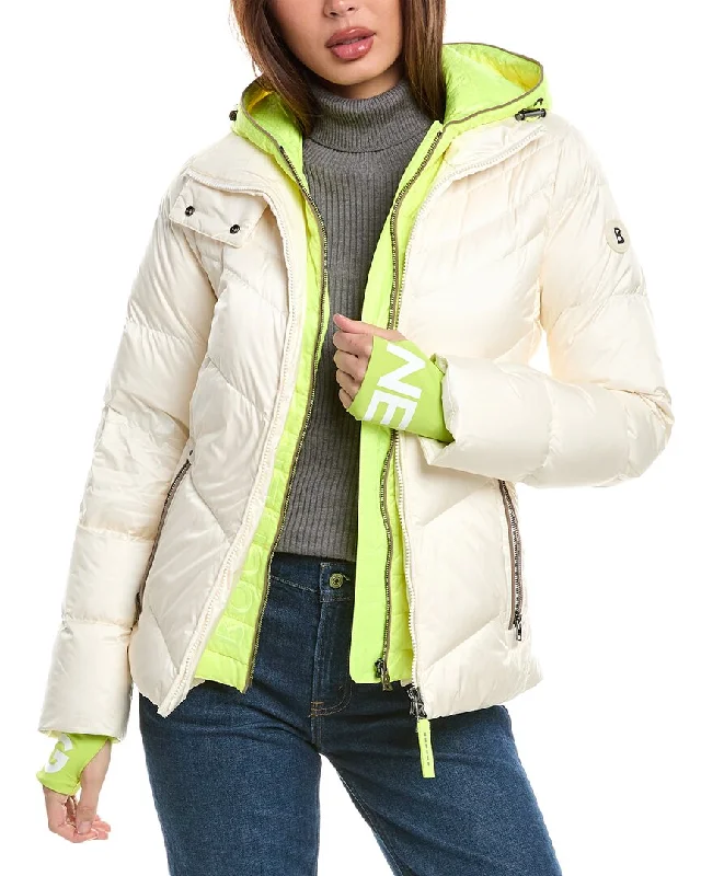 elegant wool cape for women -Bogner Calie Down Ski Jacket