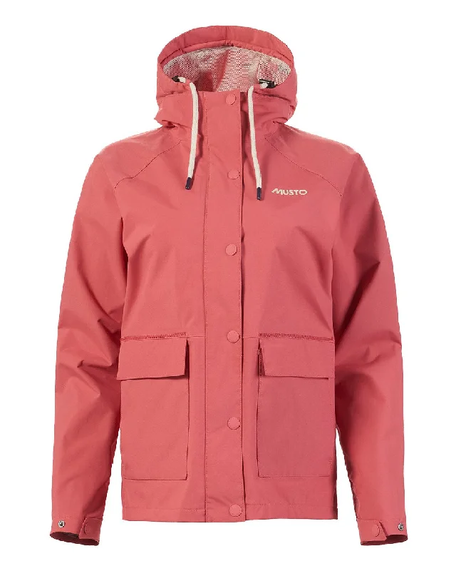 women's lightweight cargo jacket -Musto Womens Classic Shore Waterproof Jacket