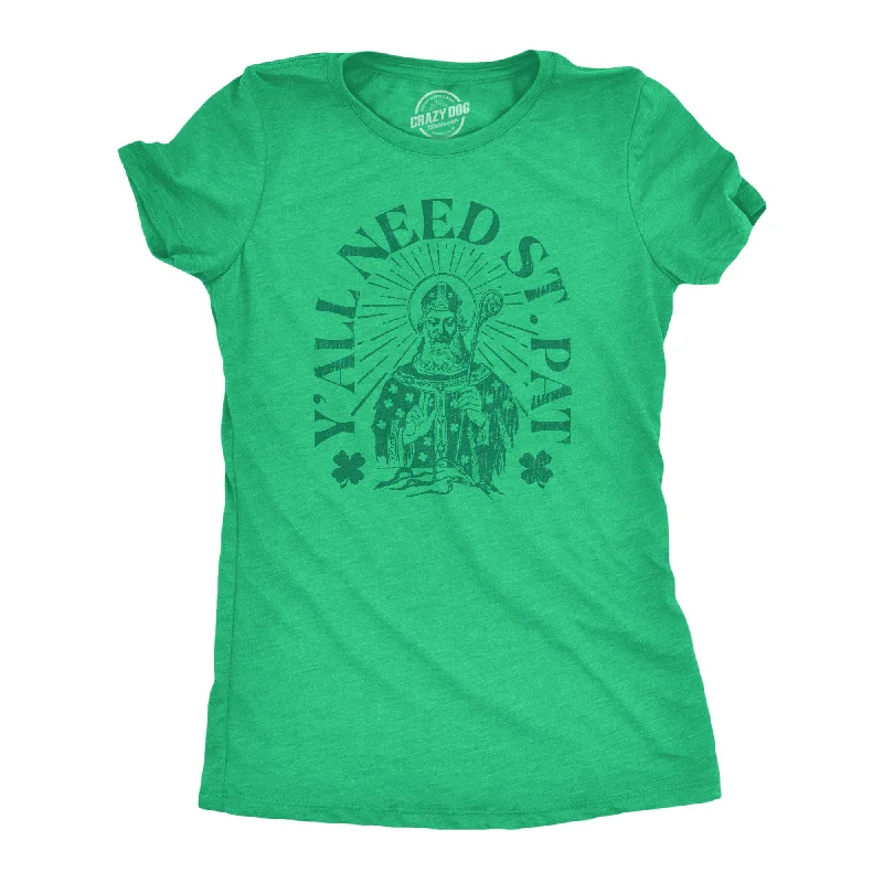 women's sleeveless tank top -Yall Need St Pat Women's T Shirt