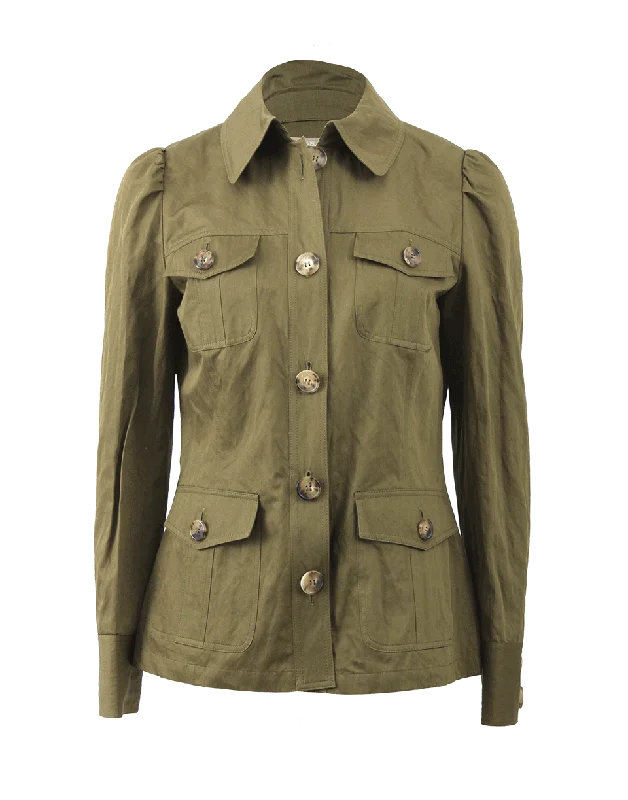 ladies' wool overcoat -Cargo Jacket