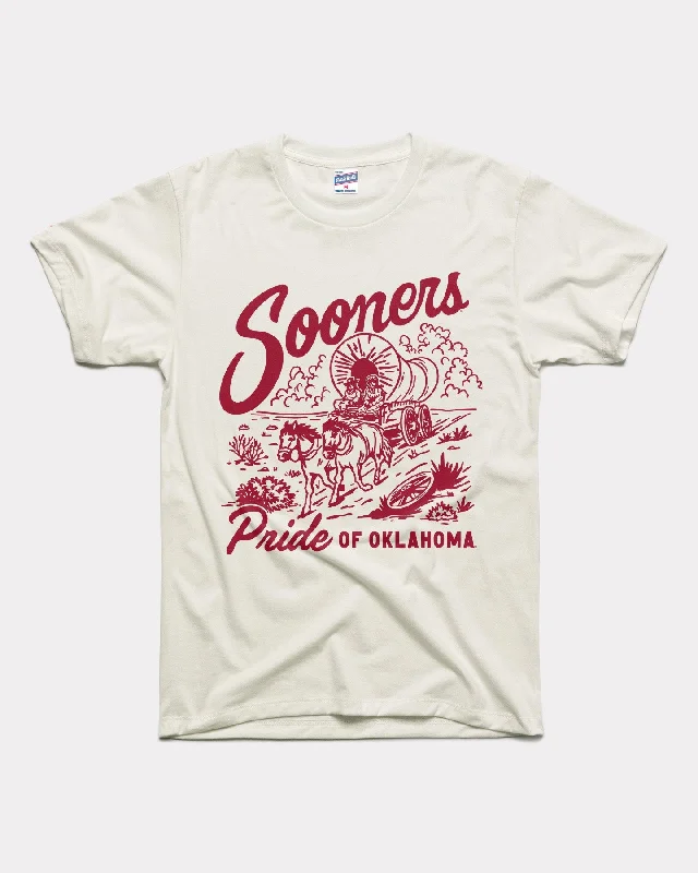 women's classic polo shirt -OU Sooners Pride of Oklahoma Vintage White T-Shirt