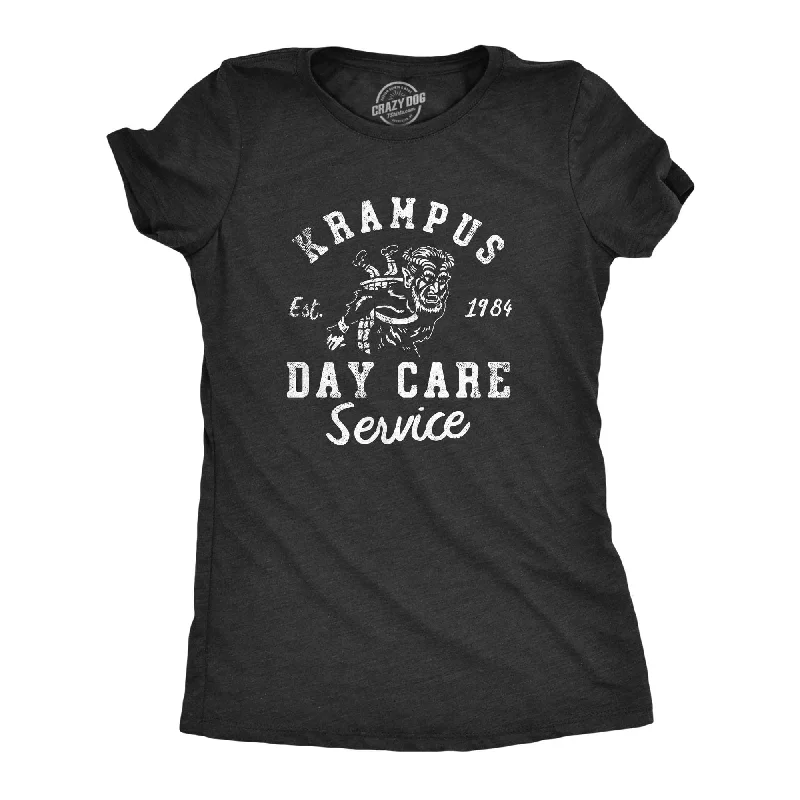 cute peplum blouse for ladies -Krampus Day Care Service Women's T Shirt