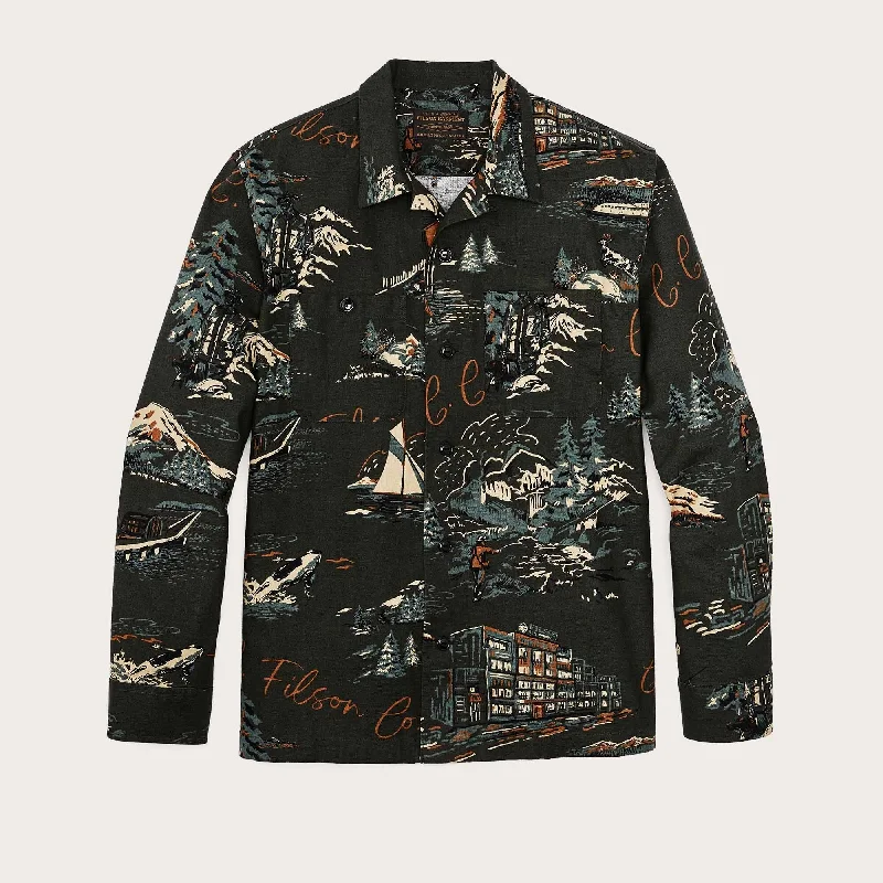 women's button-up shirt -ELK HEIGHTS CAMP SHIRT