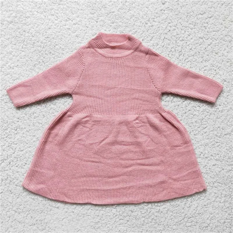 cozy ribbed sweater top for ladies -Pink Sweater