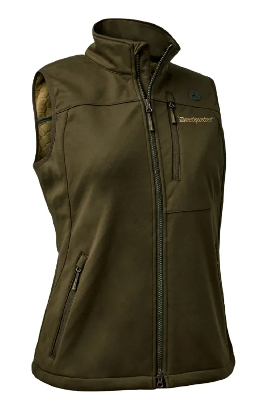 women's sherpa-lined jacket -Deerhunter Lady Excape Softshell Waistcoat