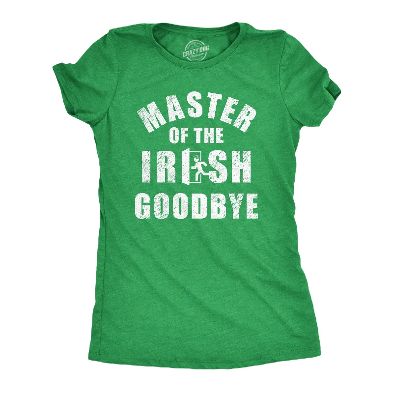 women's v-neck t-shirt -Master Of The Irish Goodbye Women's T Shirt