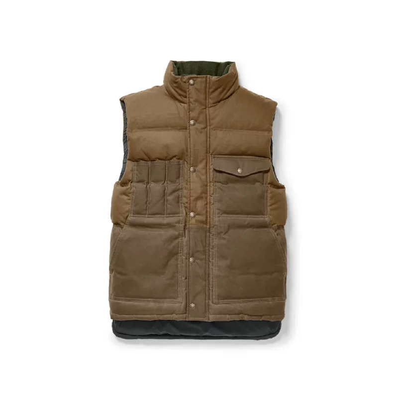 ladies' fleece zip-up jacket -Filson Cruiser Down Vest